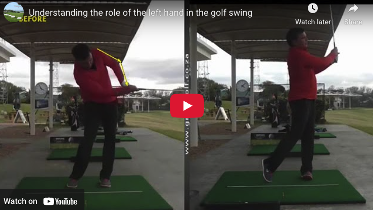 Understanding the role of the left hand in the golf swing